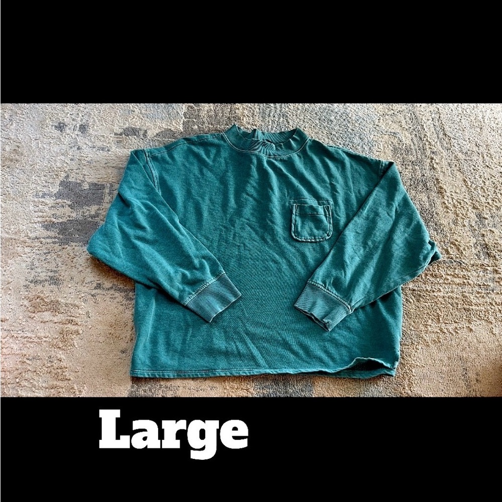 Old Navy Teal Long Sleeve Tee